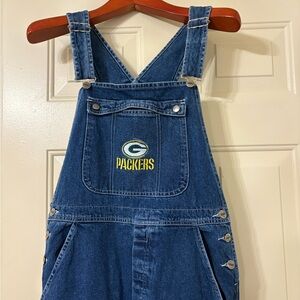 Green Bay Packers Denim Overalls